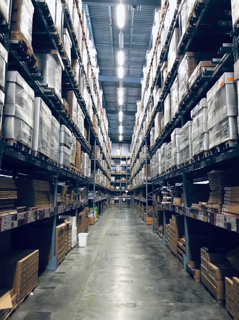 Warehouse pallets and logistics